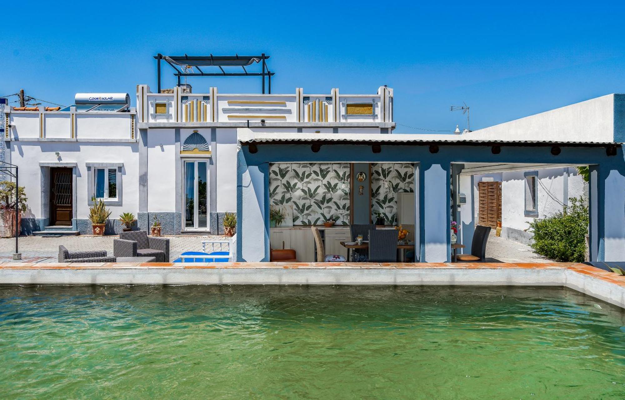 Ferienhaus Casa D'nossa, Casa Tradicional E Moderna, Vista 360º, Piscina De Agua Salgada Luz de Tavira
